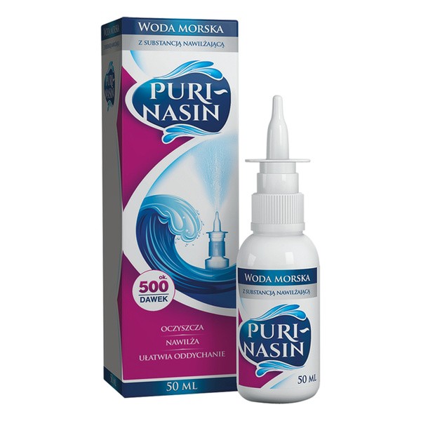 Puri-nasin, roztwór izotoniczny wody morskiej, spray, 50 ml