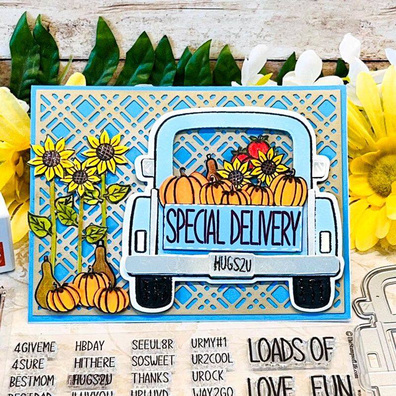 words4tailgate Clear Stamp Set