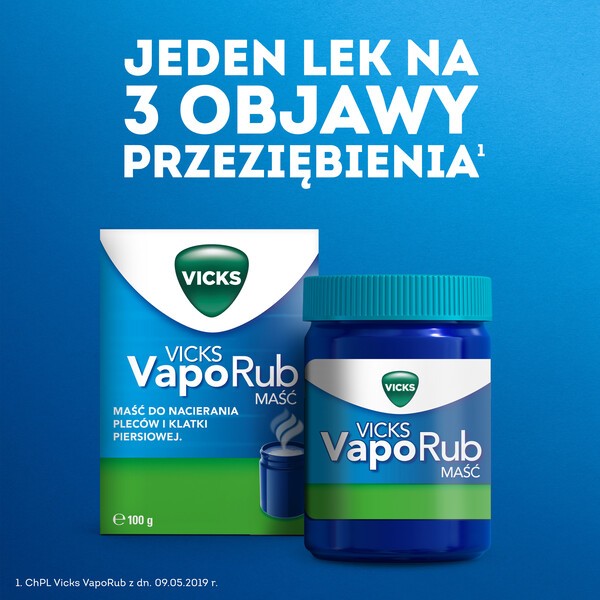 Vicks VapoRub, maść, 100 g (słoik)