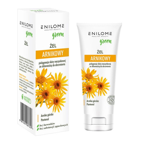 Enilome Healthy Beauty Green, żel arnikowy, 75 ml