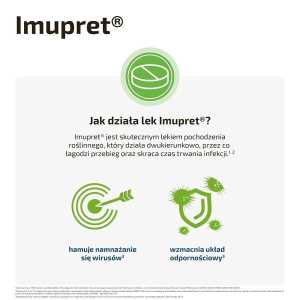 Imupret, tabletki drażowane, 50 szt.