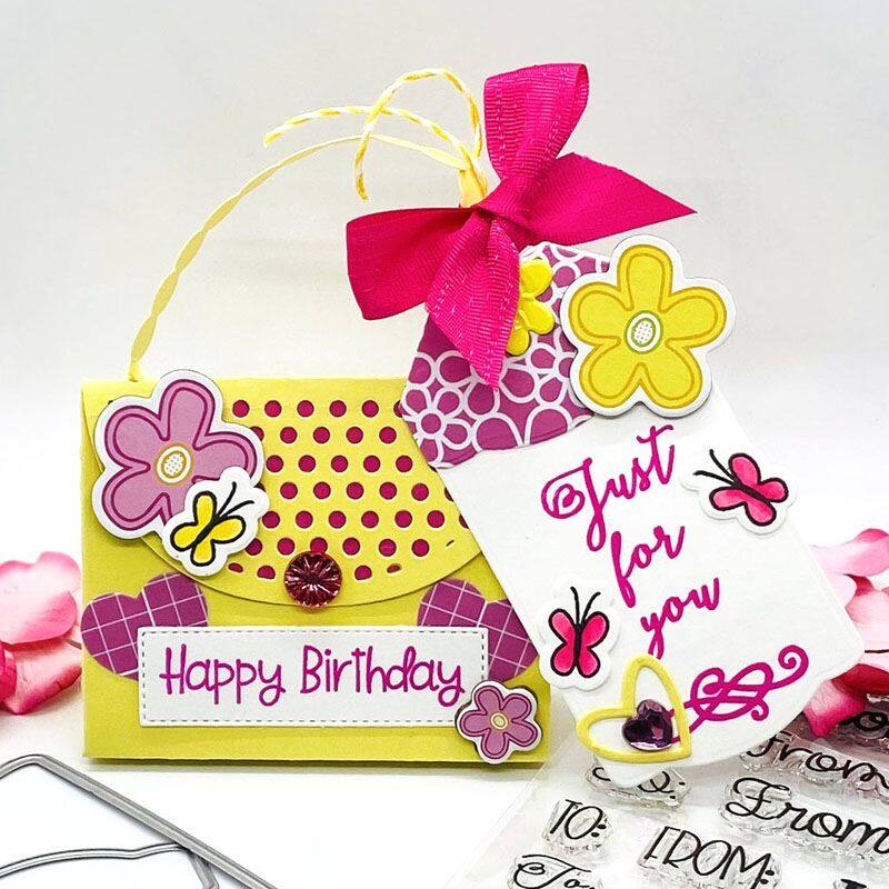 tofrom4HSNtags Clear Stamp Set