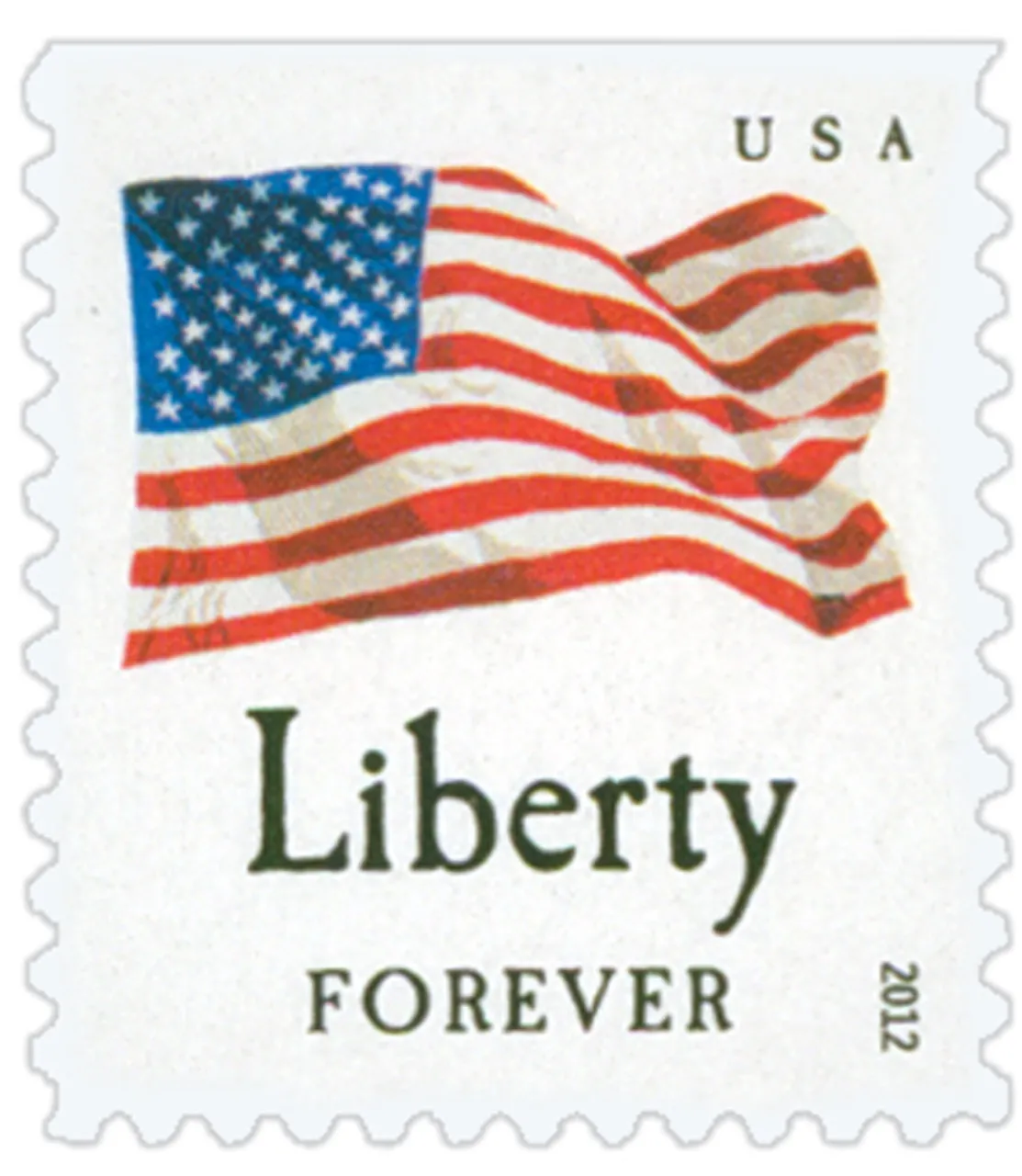 2012 USPS Forever Stamps Four Flags Flag and Equality