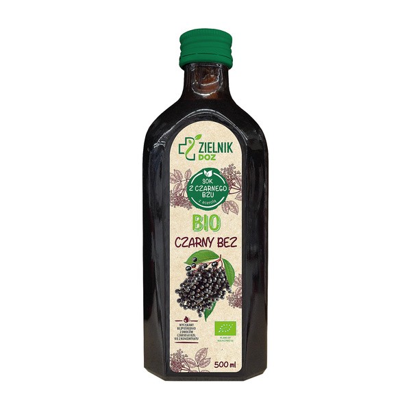 ZIELNIK DOZ BIO Czarny Bez, sok, 500 ml