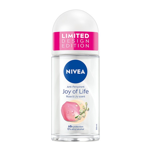 Nivea Joy of Life, antyperspirant roll-on, 50 ml