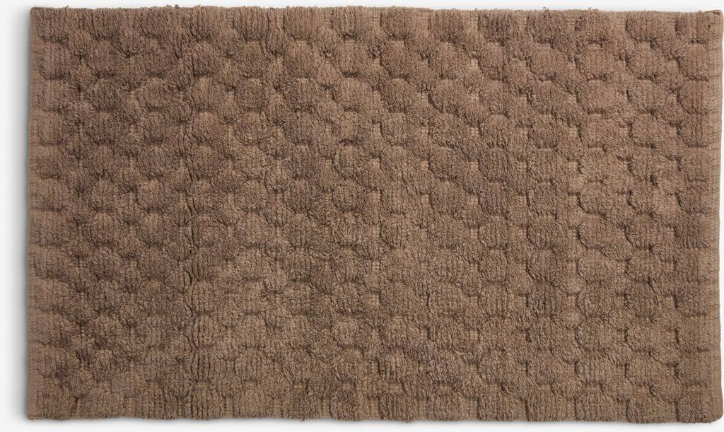 BORGHOLM plus BORGHOLM badeværelsesmåtte 50x80cm mørkt sand