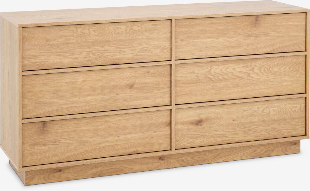 TRANUM TRANUM 3 kommode, 3 skuffer, varm egetræsfarve