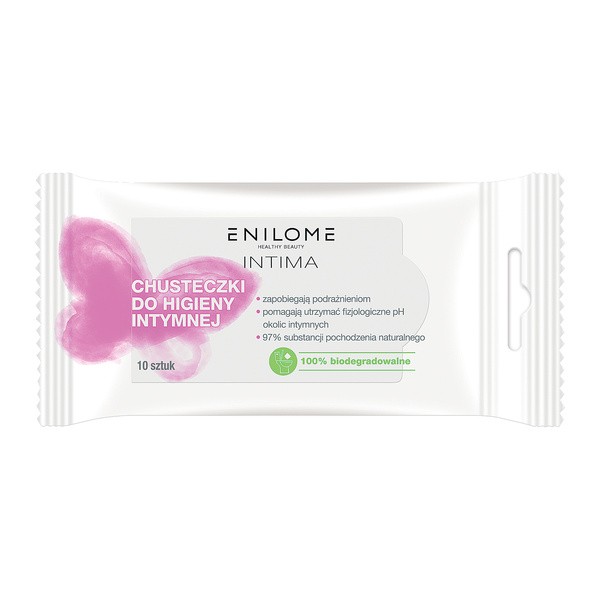Enilome Healthy Beauty Intima, chusteczki do higieny intymnej, 10 szt.