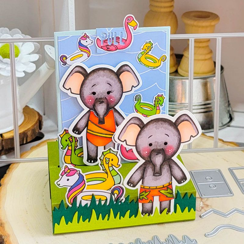 Little Peeps Elephant Clear Stamp Set