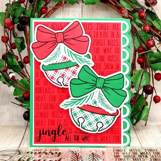 solids4jinglebell Clear Stamp Set