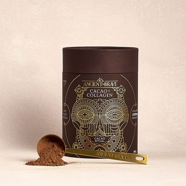 Ancient+Brave, Cacao+Collagen, proszek, 250 g