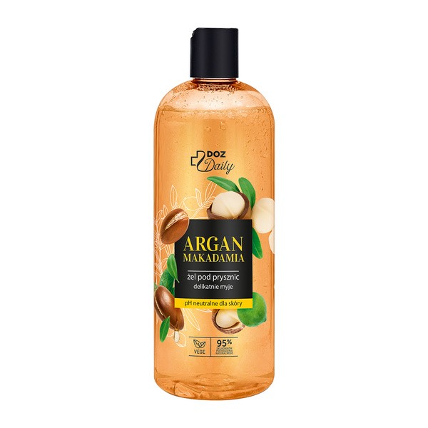 DOZ Daily Argan Makadamia, żel pod prysznic, 500 ml