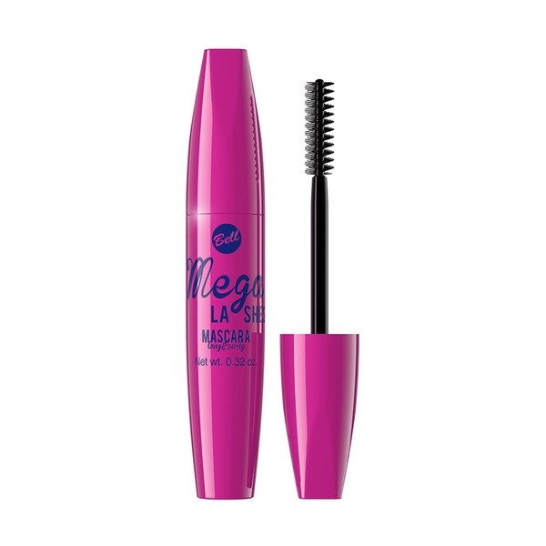 Bell Mascara Mega Lashes Long&Curly Nr 01, wydłużająco-podkręcający tusz do rzęs, 10 g