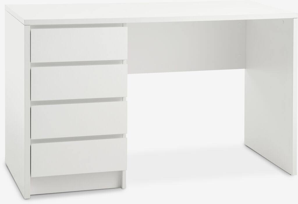 LIMFJORDEN LIMFJORDEN skrivebord 60x120 4 skuffer hvid