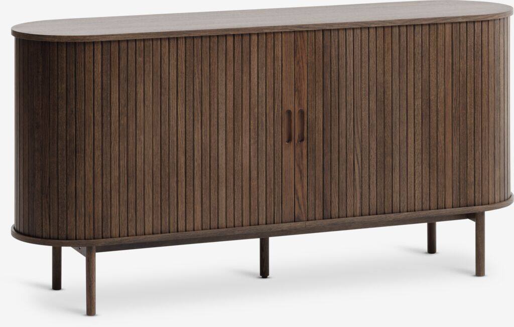 LYNGVIG skænk LYNGVIG B160cm 2 lameldøre mørk eg