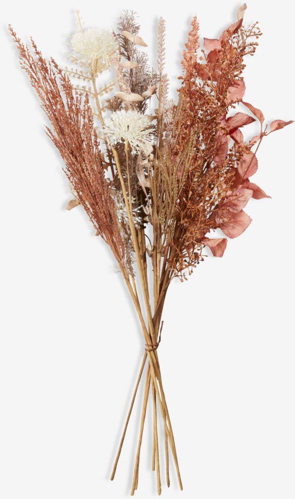 DAVID Kunstig buket DAVID H65cm lyserød