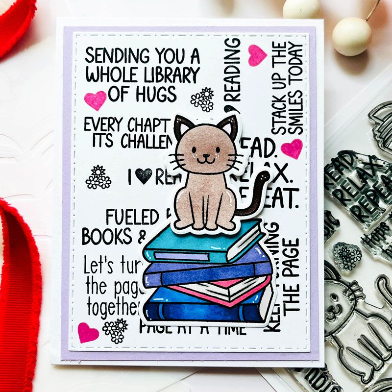 Book Sayings Clear Stamps Set of 16