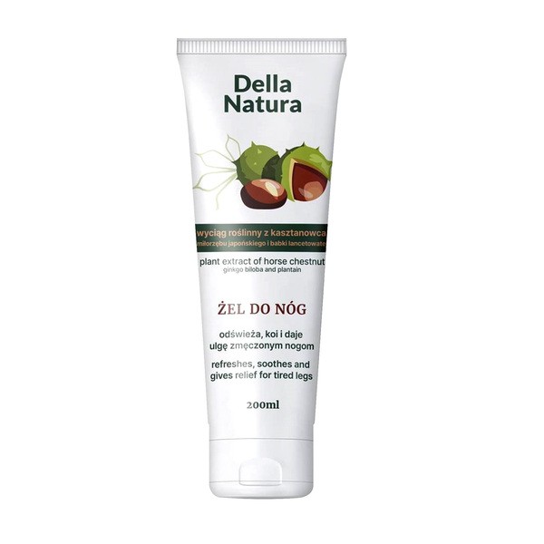Della Natura, żel do nóg z kasztanowca, 200 ml