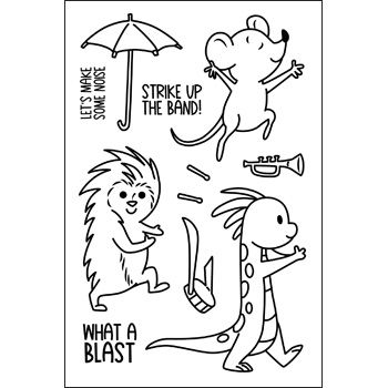 Parade Buddies 1 Clear Stamp Set