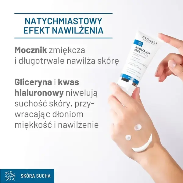 Sylveco Dermo Skóra Sucha, nawilżający krem do rąk, 75 ml