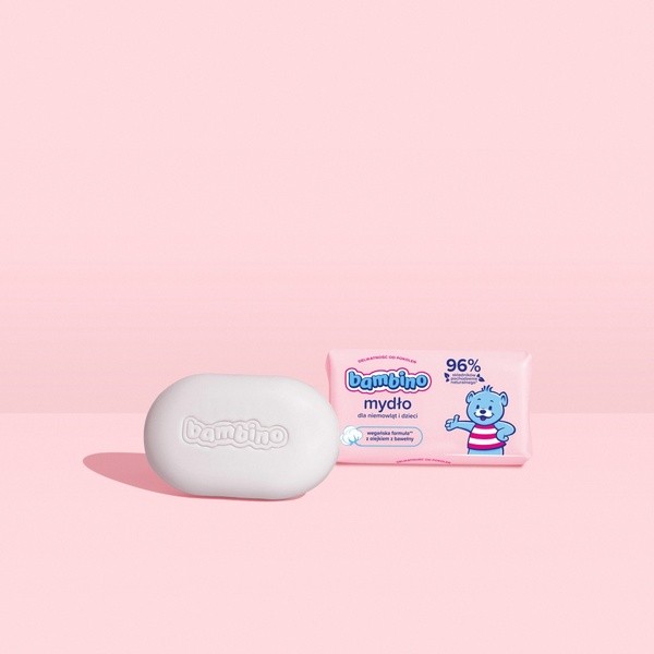 Bambino, mydło z lanoliną dla dzieci od pierwszych dni życia, 90 g