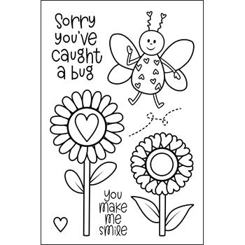 morelovebugs2stamp Clear Stamp Set of 8