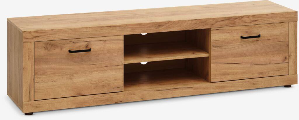 LINTRUP tv-skab LINTRUP 2 låger i naturlig egefarve