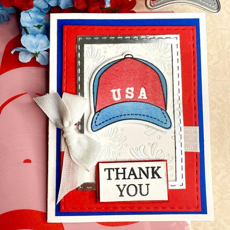 Trucker Hat Clear Stamps Set of 14