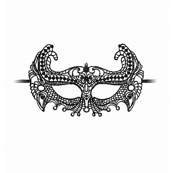 Boss Of Toys, Empress Black Lace Mask - Black, maska