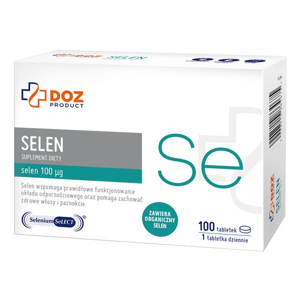 DOZ Product Selen, tabletki powlekane, 100 szt.