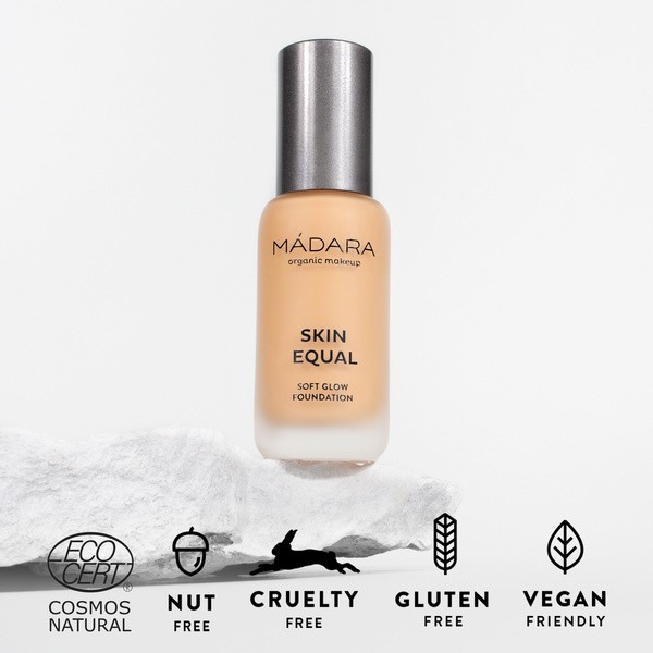 Madara Skin Equal, Soft Glow Foundation SPF15, podkład, Sand 40, 30 ml