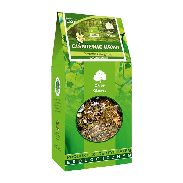 Dary Natury, herbatka ekologiczna Ciśnienie krwi, 200 g