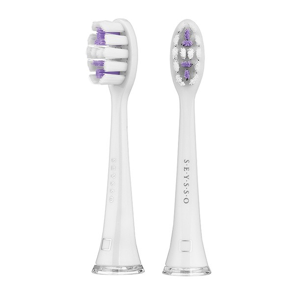 Seysso Carbon Daily, końcówki do szczoteczki sonicznej, 2 szt.
