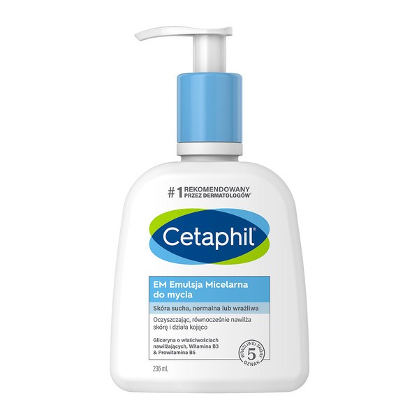 Zestaw Cetaphil, emulsja micelarna do mycia, 236 ml + balsam nawilżający do twarzy i ciała, 236 ml