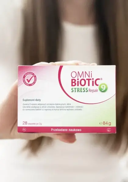 Omni Biotic Stress Repair 9, saszetki z proszkiem, 3 g x 28 szt.