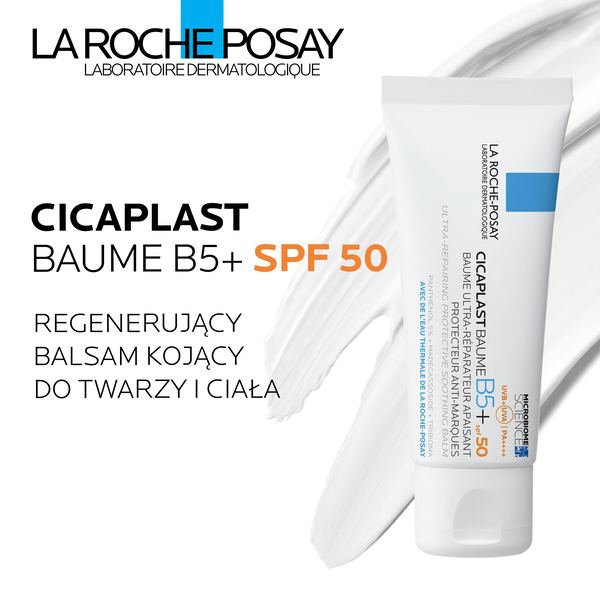 La Roche-Posay Cicaplast Baume B5+, Silnie Regenerujący Balsam Kojący SPF50, 40 ml