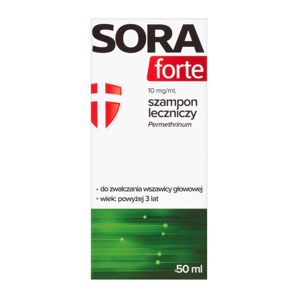 Sora Forte, 1%, (10 mg/ml), szampon leczniczy, 50 ml