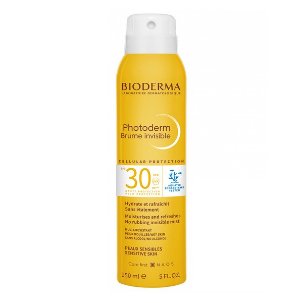 Bioderma Photoderm Brume Invisible SPF 30, niewidoczna mgiełka do ciała, 150 ml