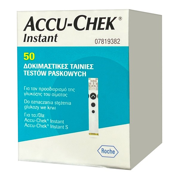 Accu-Chek Instant, paski testowe, 50 szt.