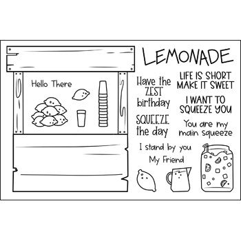 lemonadestand2stamp Clear Stamp Set