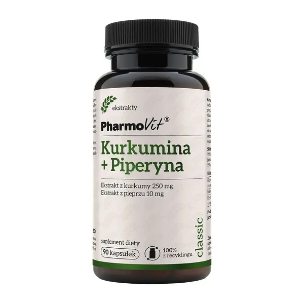 Pharmovit Kurkumina + Piperyna, kapsułki, 90 szt.