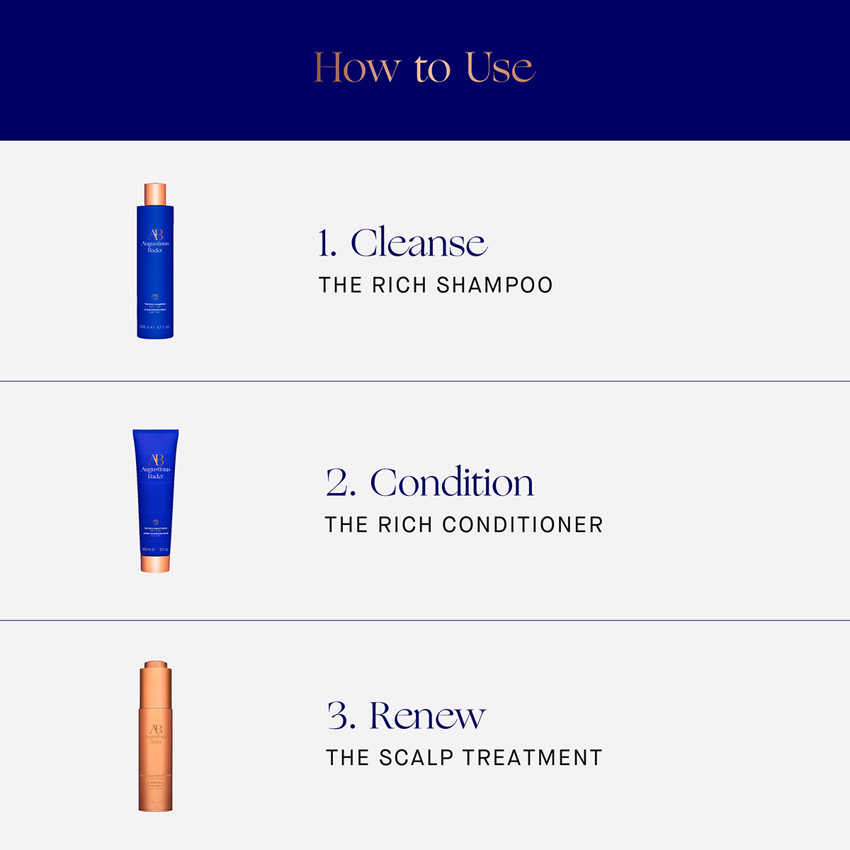 Augustinus Bader The Restorative Scalp & Hair System (380 ml)