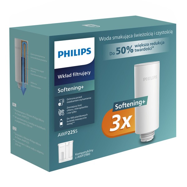 Philips Softening, wkład filtrujący AWP225s/58, 3 szt.