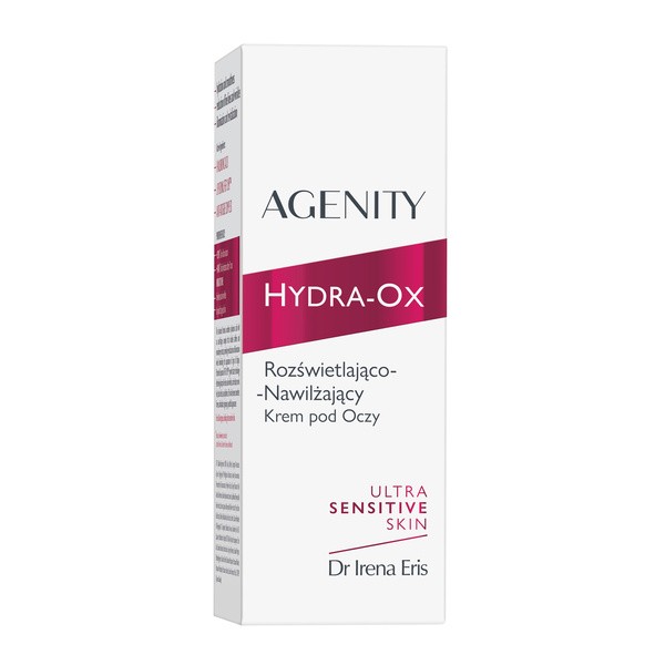 Agenity Hydra-Ox, rozświetlająco - nawilżający krem pod oczy, 15 ml