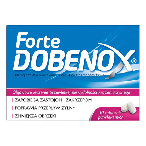 Dobenox Forte, 500 mg, tabletki powlekane, 30 szt.