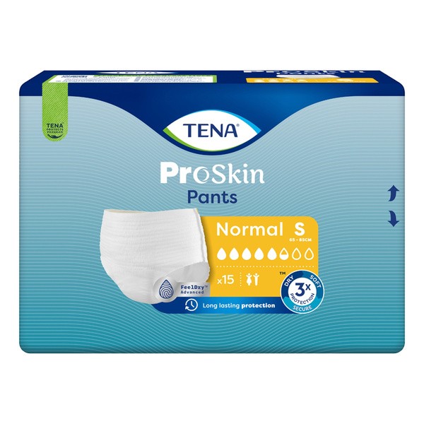 Tena Pants ProSkin Normal, majtki chłonne, rozmiar S, 15 szt.