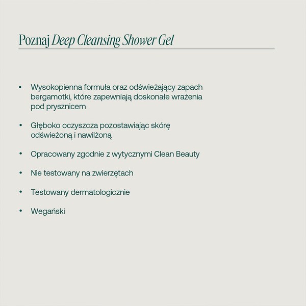 Sord Deep Cleansing Shower Gel, żel pod prysznic dla mężczyzn, 200 ml