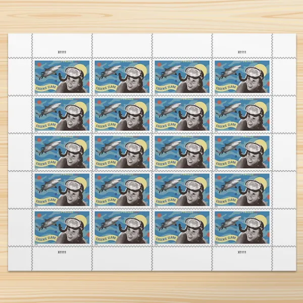 2022 USPS Eugenie Clark Postage Stamps