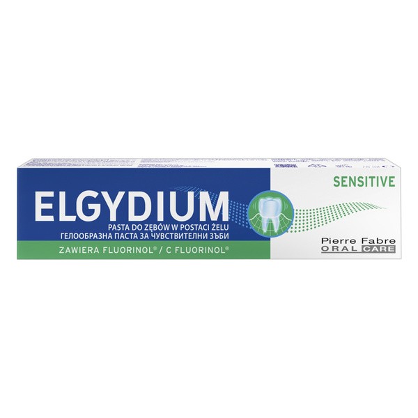 Elgydium Sensitive, pasta do zębów w żelu, 75 ml