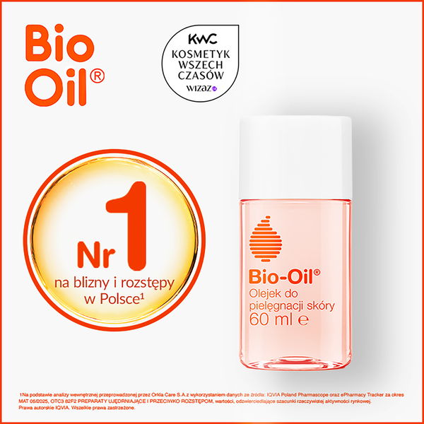 Bio-Oil, olejek specjalistyczny na rozstępy i blizny, 60 ml